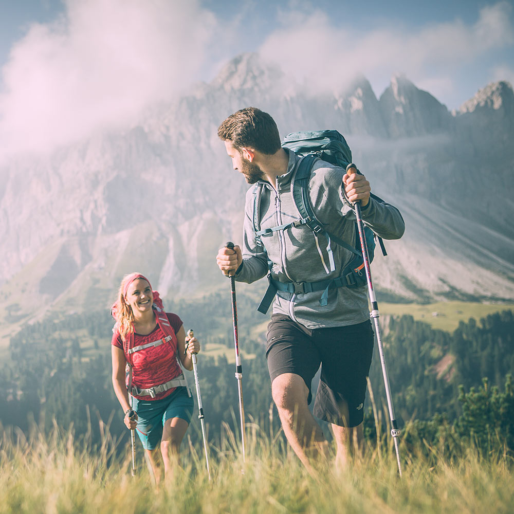 Wandern in den Dolomiten auf der Plose Wanderhotel in Südtirol im Eisacktal